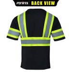Men's High Visibility Safety Reflective Shirt - Class 3