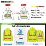 High Visibility Safety Hoodie with Removable Sleeves