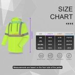 High Visibility Waterproof Rain Jacket for Men/Women