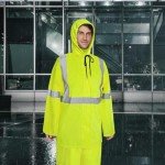High Visibility Waterproof Rain Jacket for Men/Women