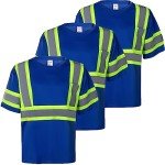 High Visibility Reflective Safety T-Shirt 3-Pack