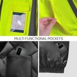 High Visibility Reflective Safety Jacket with Pockets
