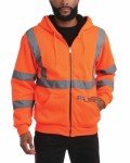 High Visibility Safety Hoodie Jacket for Men
