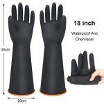 18" XL Latex Chemical Resistant Heavy-Duty Gloves