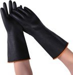 18" XL Latex Chemical Resistant Heavy-Duty Gloves