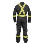 High Visibility Flame Resistant Coverall - Dark Grey