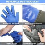 Long Chemical Resistant Rubber Gloves - Medium Size