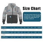 Men's High Visibility Safety Hoodie with Detachable Hood