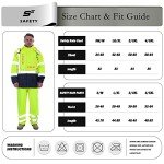 High-Visibility Waterproof Rain Jacket for Men