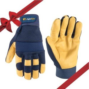 Men's Leather Palm Work Gloves - Heavy Duty