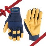 Men's Leather Palm Work Gloves - Heavy Duty