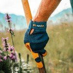 Men's Leather Palm Work Gloves - Heavy Duty