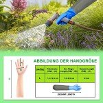 Long Chemical Resistant Rubber Gloves - Medium Size