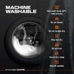 Men's Hi Vis Waterproof Raincoat with Hood - Yellow