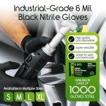 Heavy Duty 6Mil Nitrile Disposable Gloves