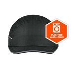 Lightweight Baseball Cap Bump Helmet - Black