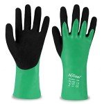 Chemical Resistant Nitrile Coated Safety Gloves - Large