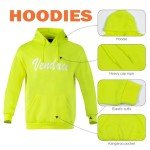 High Visibility Safety Fleece Hoodie for Men