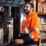 High Visibility Hoodie Sweater - Orange, ANSI Approved