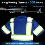 High Visibility Reflective Safety Shirts for Men & Women
