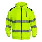 Men's High Visibility Safety Hoodie - ANSI Class 3