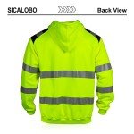 Men's High Visibility Safety Hoodie - ANSI Class 3