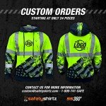 High Visibility Safety Hoodie - ANSI Class 3