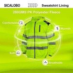 Men's High Visibility Safety Hoodie - ANSI Class 3
