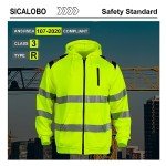 Men's High Visibility Safety Hoodie - ANSI Class 3