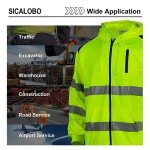 Men's High Visibility Safety Hoodie - ANSI Class 3