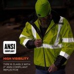 Ergodyne Hi-Vis 3-in-1 Winter Bomber Jacket