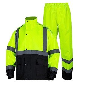 FONIRRA Men’s Hi-Vis Waterproof Rain Jacket