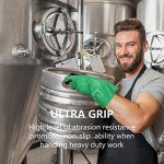 Chemical Resistant Nitrile Coated Safety Gloves - Large