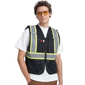 A-KSAFETY Black X-Small Safety Vest