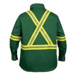 Flame Resistant Hi-Vis FR Shirt - Small Green
