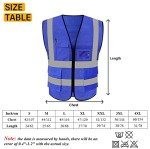 High Visibility Reflective Safety Vest with Pockets