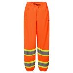 High Visibility Reflective Safety Mesh Pants - Orange