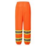 High Visibility Reflective Safety Mesh Pants - Orange