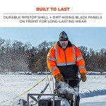 High Visibility Reflective Winter Bomber Jacket