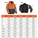 High Visibility Reflective Winter Bomber Jacket