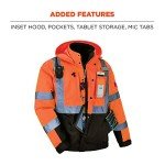 High Visibility Reflective Winter Bomber Jacket