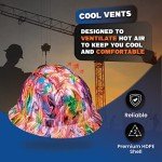 Acerpal Psychedelic Art OSHA Hard Hat – Vented