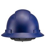 Beguiled Blue Carbon Fiber OSHA Hard Hat