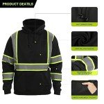 High Visibility Safety Hoodie for Men and Women