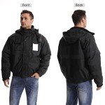Men's Waterproof High-Visibility Reflective Safety Jacket