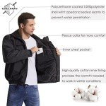 Men's Waterproof High-Visibility Reflective Safety Jacket