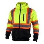 High Visibility Reflective Safety Hoodie for Men
