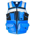 High-Visibility Reflective Safety Vest with Pockets