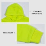 Men's High Visibility Fleece Hoodie with Pocket