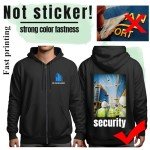 Hi-Vis Safety Jacket Hoodie with Custom Logo